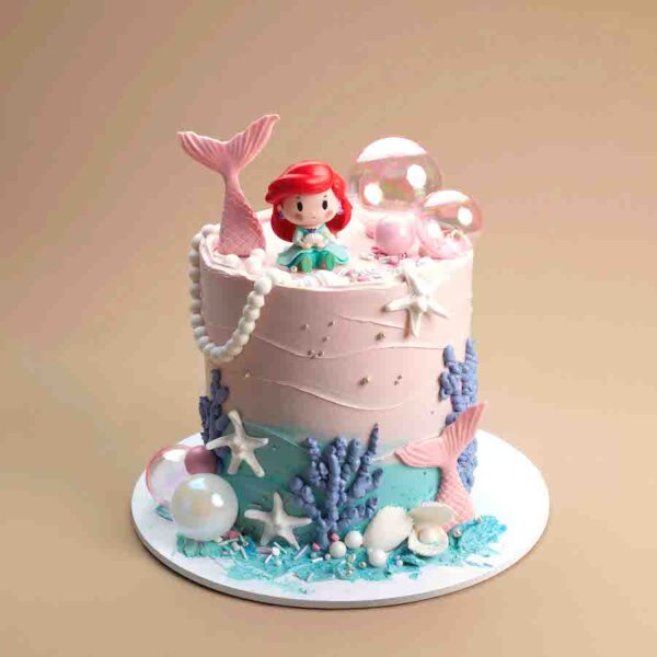Ariel The Little Mermaid Cake