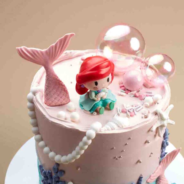 Ariel The Little Mermaid Cake - Image 3