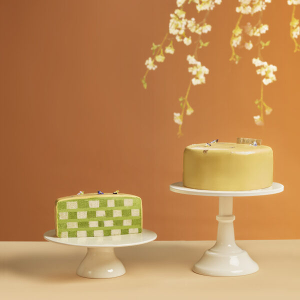 Matcha Yuzu Checkerboard Chiffon - Image 2